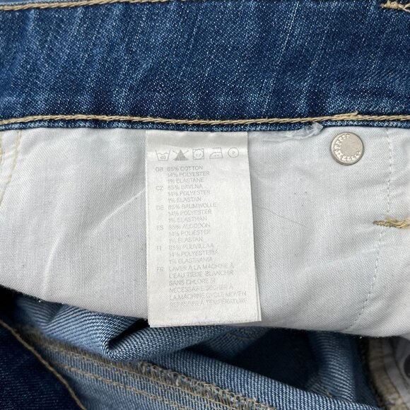 H&M Womens Mid-Rise Bootcut Leg Denim Jeans Blue Medium Wash Size 28x32 - Picture 8 of 14